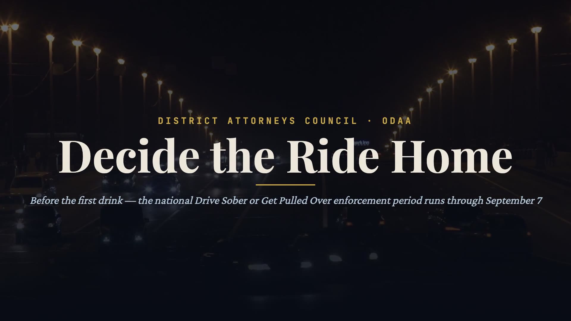 Still from the Decide the Ride Home video